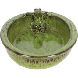 Esschert Design Frog Bird Bath, Oval - 1 item