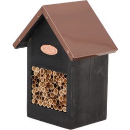 Casa para abelhas selvagens com telhado de cobre - 1 Unidade