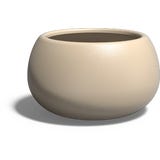 Pflanzgef&auml;&szlig; Mero aus Fiberglas  - hellelfenbein