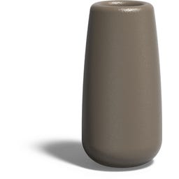 Pflanzgefäß Mero aus Fiberglas  - beigegrau - 400 x 800 mm