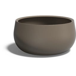 Pfanzgefäß Lora aus Fiberglas - beigegrau - 1200 x 600 mm