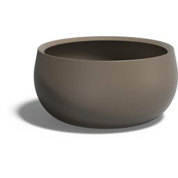 Pfanzgefäß Lora aus Fiberglas - beigegrau - 1000 x 500 mm