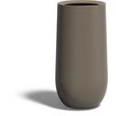 Pfanzgefäß Lora aus Fiberglas - beigegrau, 400 x 800 mm