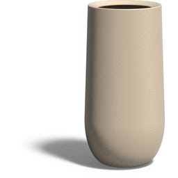 Pfanzgefäß Lora aus Fiberglas - hellelfenbein - 400 x 800 mm