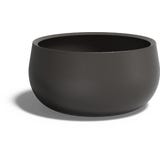 Pfanzgef&auml;&szlig; Lora aus Fiberglas - umbragrau