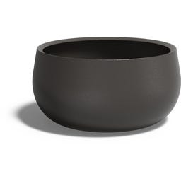 Pfanzgefäß Lora aus Fiberglas - umbragrau - 1200 x 600 mm