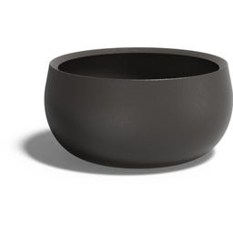 Pfanzgefäß Lora aus Fiberglas - umbragrau - 1000 x 500 mm