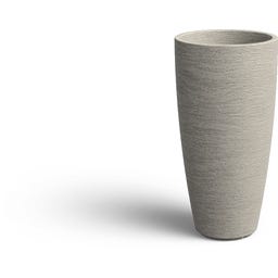 Pflanzgefäß Liv aus Beton/Polymer - chalk - Ø 400 x 800 mm