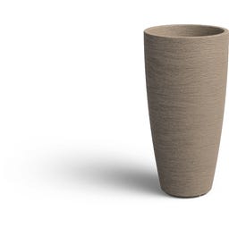 ADEZZ Pflanzgefäß Liv aus Beton/Polymer - sand - Ø 400 x 800 mm