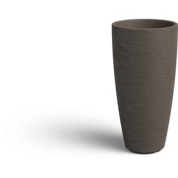 Pflanzgefäß Liv aus Beton/Polymer - umber - Ø 400 x 800 mm