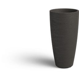Pflanzgefäß Liv aus Beton/Polymer - earth - Ø 400 x 800 mm