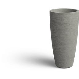 Pflanzgefäß Liv aus Beton/Polymer - kaolin - Ø 400 x 800 mm