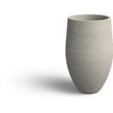 Pflanzgef&auml;&szlig; Kivo aus Beton/Polymer - chalk