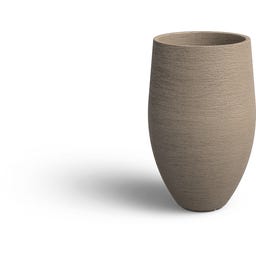 Pflanzgefäß Kivo aus Beton/Polymer - sand - Ø 500 x 800 mm