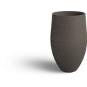 Pflanzgefäß Kivo aus Beton/Polymer - umber