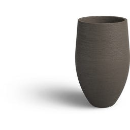 Pflanzgefäß Kivo aus Beton/Polymer - umber - Ø 500 x 800 mm