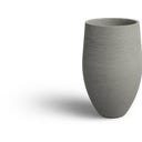 Pflanzgefäß Kivo aus Beton/Polymer - kaolin