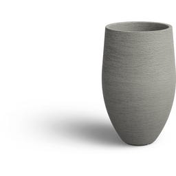 Pflanzgefäß Kivo aus Beton/Polymer - kaolin - Ø 500 x 800 mm