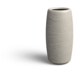 Pflanzgefäß Moya aus Beton/Polymer - chalk - Ø 400 x 800 mm