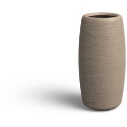 Pflanzgefäß Moya aus Beton/Polymer - sand - Ø 400 x 800 mm