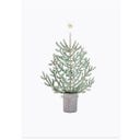 Eulenschnitt Carte Aquarelle - Christmas Tree