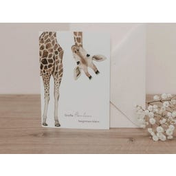 Eulenschnitt Kinyitható kártya - Zsiráf