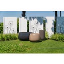 Pflanzgefäß Mero aus Fiberglas  - seidengrau - 1200 x 700 mm