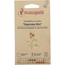 Kokopelli Solros (Prydnadssort) ”Supreme Mix”, Eko