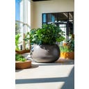 Pflanzgefäß Mero aus Fiberglas  - umbragrau - 1200 x 700 mm