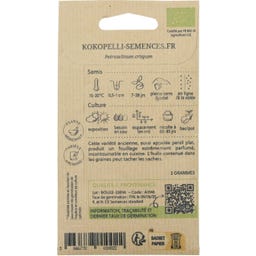 Kokopelli Bladpersilja, Eko