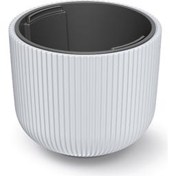Vaso Milly Round con Inserto per Piante - Bianco - Ø 23,9 cm