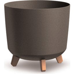Blumentopf Gracia Tubus ECO Wood I Kaffee - 1 Stk.
