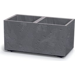 Sierra Case Beton Effect cvetlično korito, marengo siva - 57,7 x 28,8 cm