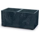 Floreira Sierra Case Beton Effect I Antracite - 77 x 38,5 cm