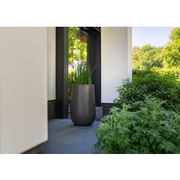 Pfanzgefäß Lora aus Fiberglas - beigegrau - 1200 x 600 mm