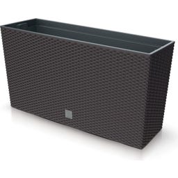 Bloembak Rato Case M met Planteninzet - 77 x 23,5 cm - Bruin