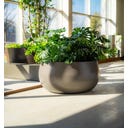 Pfanzgefäß Lora aus Fiberglas - seidengrau - 1200 x 600 mm