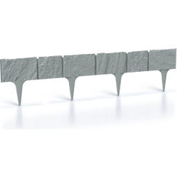 Prosperplast Okraje záhonů ve vzhledu kamene - 1 sada