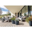 Vaso Milly Modern con Inserto per Piante - Antracite - Ø 29,8 cm