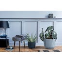 Vaso Milly Round con Inserto per Piante - Bianco - Ø 23,9 cm