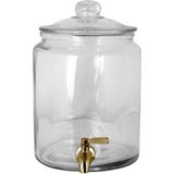 Str&ouml;mshaga Glass Container with Brass Tap, 6 L