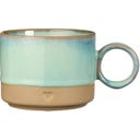 Mug with Heart, light green