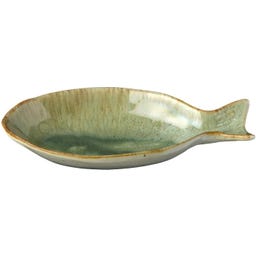 Ib Laursen Schale Ocean Green - fischförmig