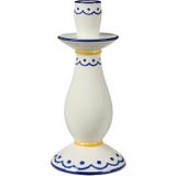 IB Laursen Candle Holder - White/Blue with Yellow
