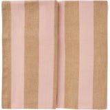 Ib Laursen Tischdecke Linus hellbraun/rose