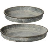 IB Laursen Candle Tray, 2-Piece Set