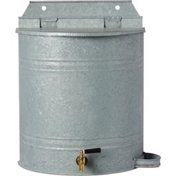 Wand-Wasserbehälter mit Hahn & Seifenhalter 10,5 L - zink