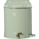 Contenitore d'Acqua da Parete con Rubinetto e Portasapone - 10,5 L - Verde chiaro