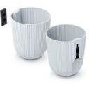 Prosperplast Milly Wall-Mounted Planter - White