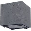 Prosperplast Vaso Sierra Square Beton Effect I - Marengo